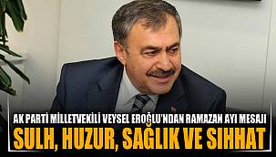 Eroğlu'ndan anlamlı mesaj