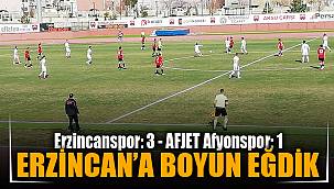 Erzincanspor – 3 - Afjet Afyonspor – 1