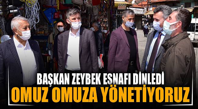 “Esnafımızla omuz omuza şehrimizi yönetiyoruz”