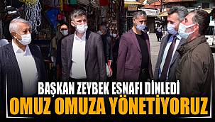 “Esnafımızla omuz omuza şehrimizi yönetiyoruz”