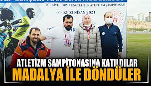 Gaziantep’ten madalya ile döndüler