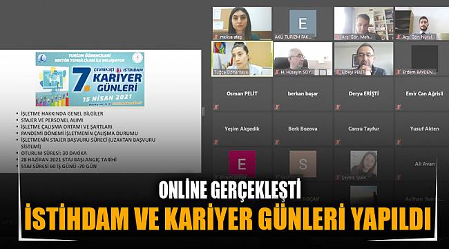 İstihdam ve Kariyer Günleri Etkinliği yapıldı