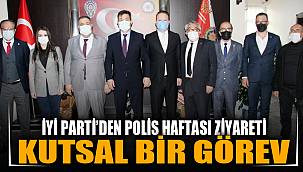 İYİ Parti heyeti Müdür Temiz’i ziyaret etti 