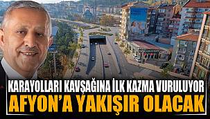 KARAYOLLARI KAVŞAĞINA İLK KAZMA VURULUYOR