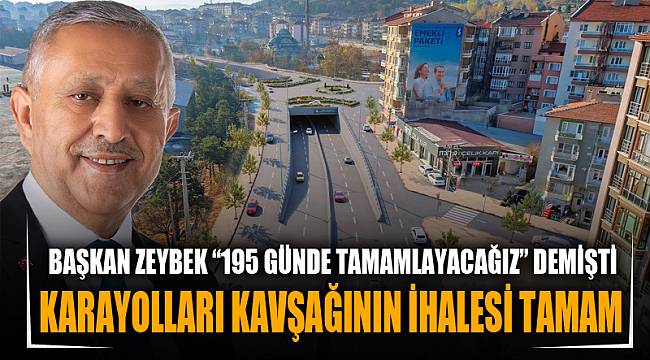 KARAYOLLARI KAVŞAĞININ İHALESİ TAMAM