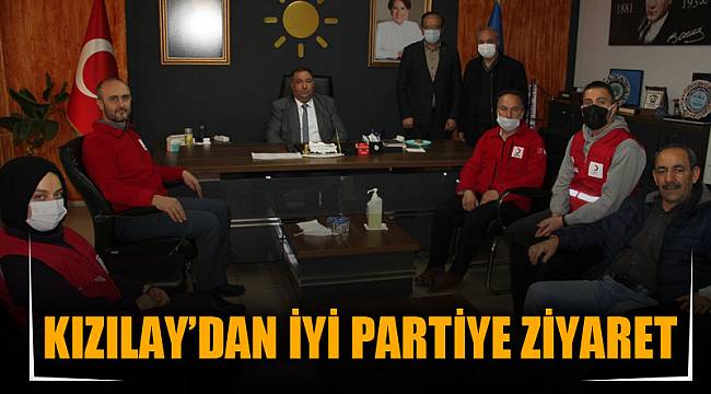 Kızılay’dan İYİ Partiye ziyaret
