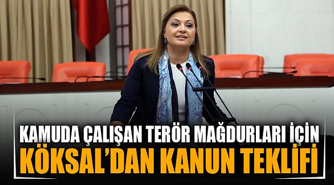 Köksal’dan “kamuda çalışan terör mağdurları” için kanun teklifi