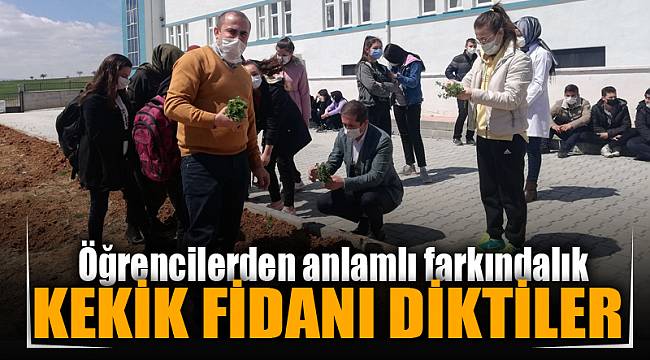 Öğrencilerden anlamlı farkındalık