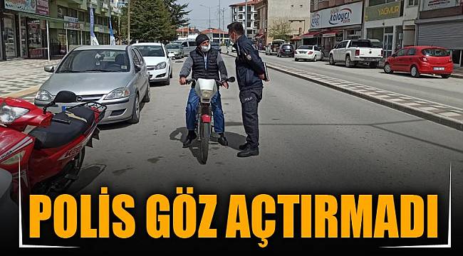 Polis göz açtırmadı