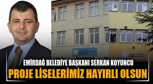 PROJE LİSELERİMİZ HAYIRLI OLSUN