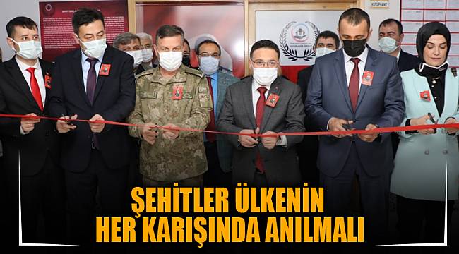 ŞEHİTLER ÜLKENİN HER KARIŞINDA ANILMALI