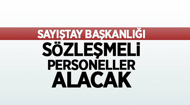 Sözleşmeli personeller alınacak
