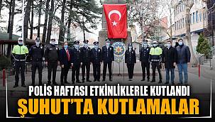 Şuhut'ta Polis Haftası kutlandı 