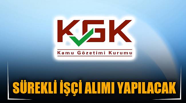 SÜREKLİ İŞÇİ ALIMI YAPILACAK