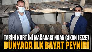TARİHİ KURT İNİ MAĞARASI'NDAN ÇIKAN LEZZET: BAYAT PEYNİRİ