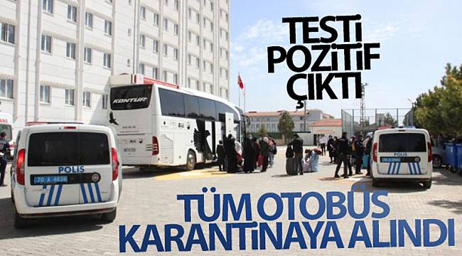 Testi pozitif çıktı, 47 kişi karantinaya alındı
