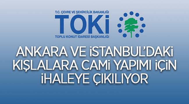 TOKİ 4 adet cami yaptıracak