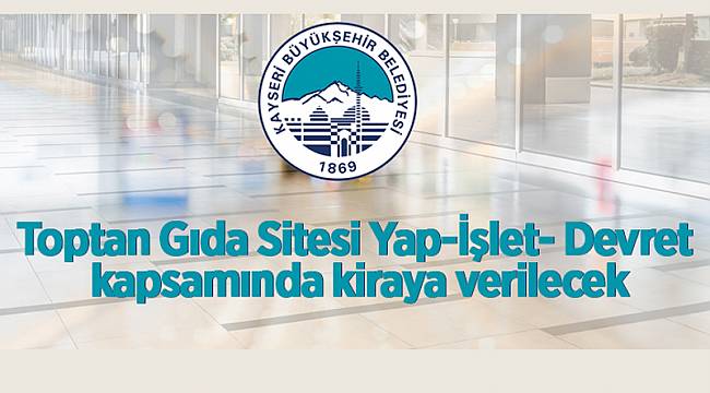 Toptan Gıda Sitesi kiralanacak