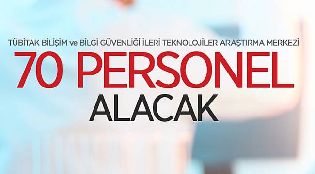 TÜBİTAK PERSONEL ALACAK
