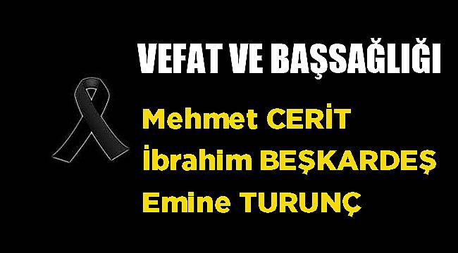 VEFAT & BAŞSAĞLIĞI