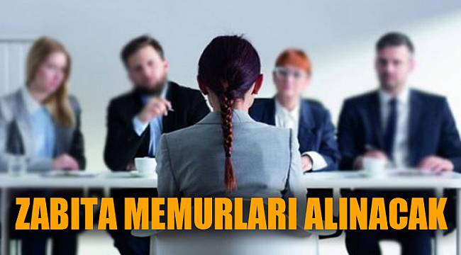 Zabıta memurları alınacak