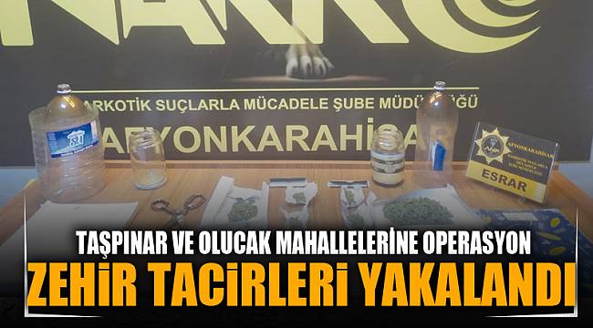 ZEHiR TACiRLERi YAKALANDI