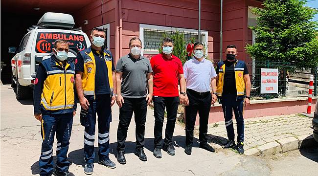 112 Acil sağlık istasyonlarını denetlediler