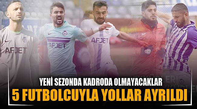 5 FUTBOLCUYLA YOLLAR AYRILDI
