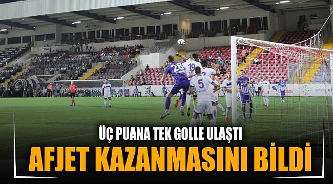 AFJET KAZANMASINI BİLDİ