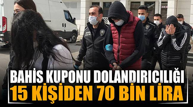Bahis kuponu satan şebekeye operasyon: 6 gözaltı
