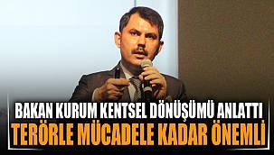 BAKAN KURUM MISRİ MAHALLESİ KENTSEL DÖNÜŞÜM HAK SAHİPLERİNE SUNUM YAPTI