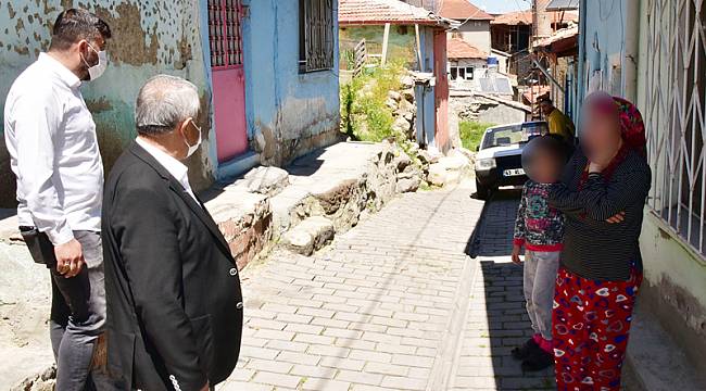 Başkan Zeybek Burmalı Mahallesini ziyaret etti