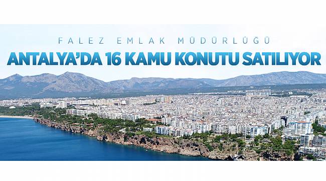 Kamu konutları satılacak