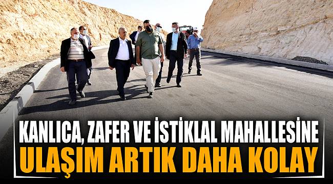 Kanlıca, Zafer ve İstiklal Mahallesine ulaşım artık daha kolay