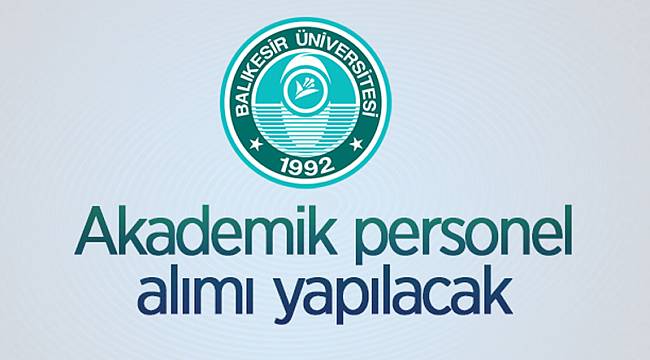 Öğretim üyeleri alınacak