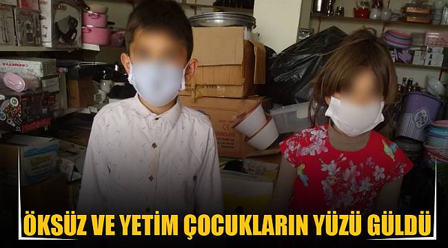 Öksüz ve yetim çocukların yüzü güldü