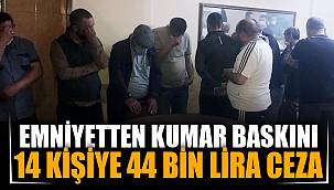 Polis içerde kumar oynayanları iş yerinin arka camından gördü sonra baskın düzenledi 
