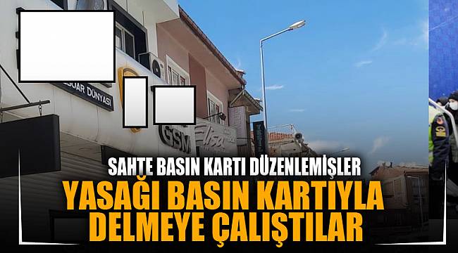 SAHTE BASIN KARTIYLA İŞYERİ AÇTILAR