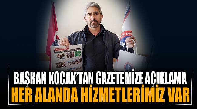 “SANAYİMİZİN HER ALANINDA HİZMETLERİMİZ VAR”
