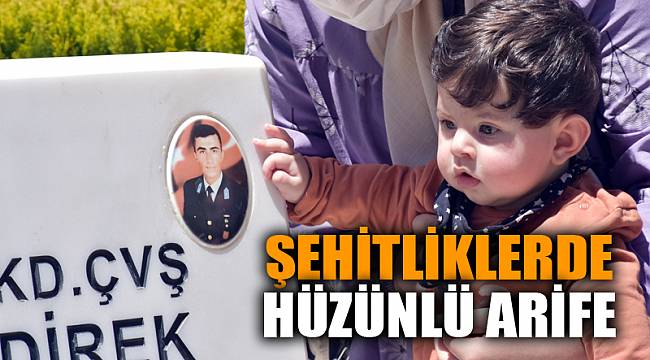 Şehitliklerde hüzünlü bayram arifesi