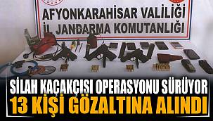 Silah kaçakçılarına operasyon devam ediyor