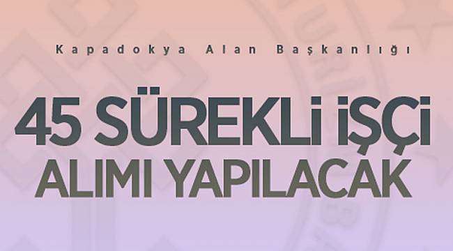 Sürekli işçiler alınacak