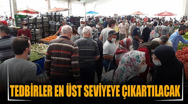 TEDBİRLER EN ÜST SEVİYEYE ÇIKARTILACAK