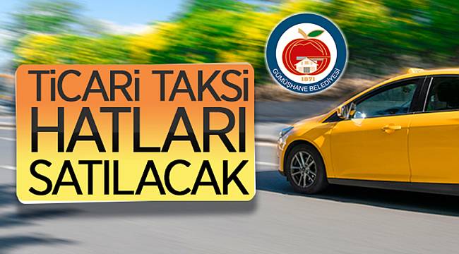 Ticari Taksi hatları ihaleye çıkıyor