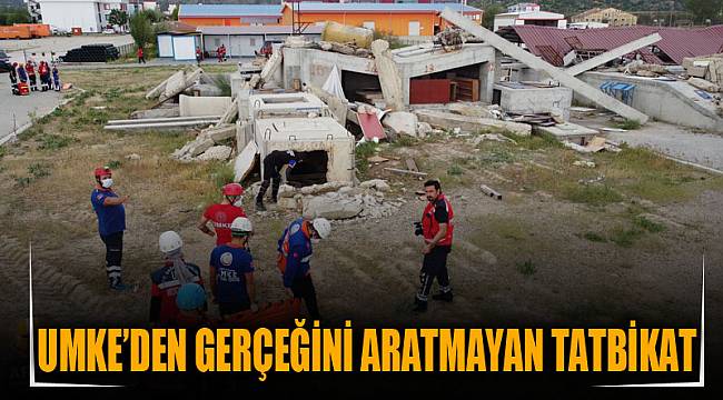 UMKE’den gerçeğini aratmayan tatbikat