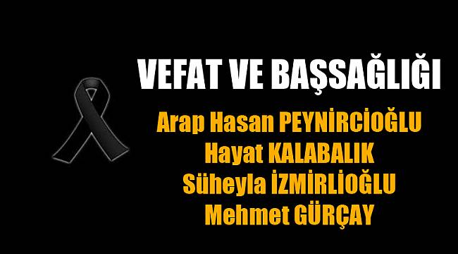 VEFAT & BAŞSAĞLIĞI