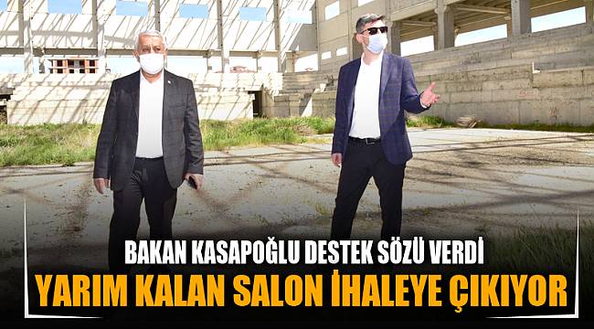 YARIM KALAN SALON İHALEYE ÇIKIYOR