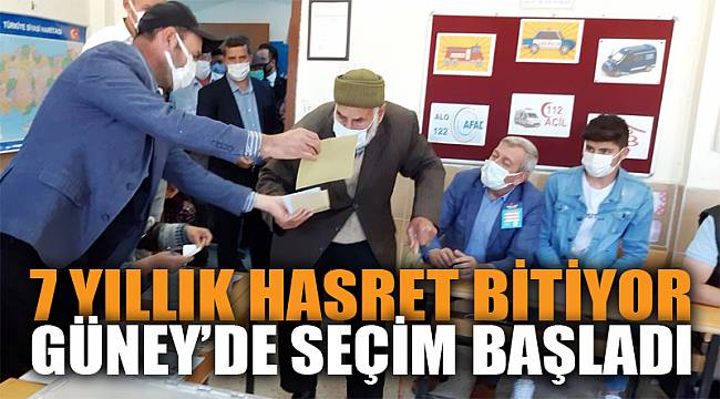 7 yıl aradan sonra sandık başına gittiler