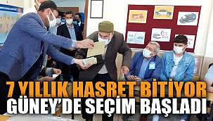 7 yıl aradan sonra sandık başına gittiler 