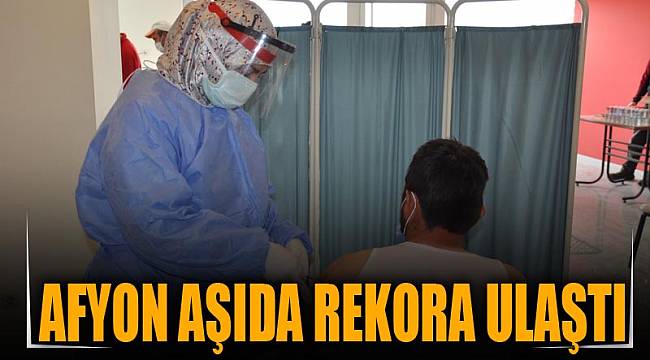 AFYON AŞIDA REKORA ULAŞTI
